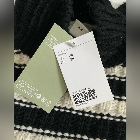 H & M Chunky Knit Sweater Size XS NWT! - Picture 5 of 8